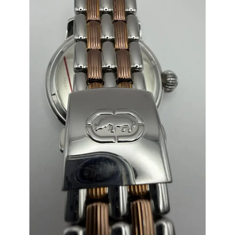 Marc Ecko Mens Watch Two-Tone Rose Gold Working